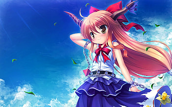 Unicorn cute anime . HD wallpaper
