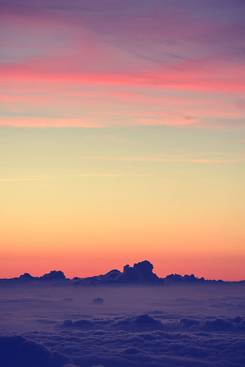 Nature, Sunset, Sky, Clouds, Porous HD phone wallpaper