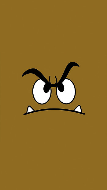 Super Mario goomba , Nintendo gaming, Side-scrolling platformer HD phone wallpaper