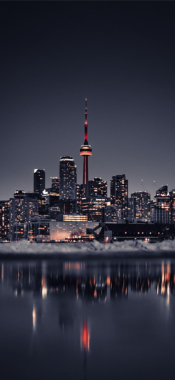 Toronto Skyline at Night, Travels, 5000 HD phone wallpaper