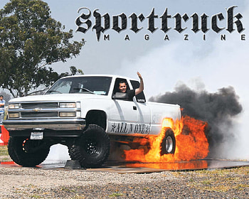 Fire, 4x4, chevy, truck HD wallpaper