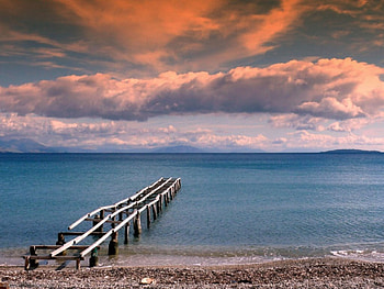 Gone Fishing , sea, nature HD wallpaper