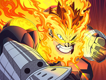 Enji Todoroki, Endeavor (Boku no Hero Academia), Anime, My Hero Academia HD wallpaper