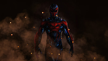 Spiderman 2099 Reborn, spiderman, spiderman-2099, superheroes, artwork, artist, digital-art, artstation HD wallpaper