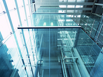 Building, Glass HD wallpaper
