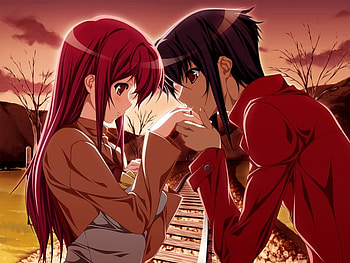 Night Romance, night, lover, cute, long hair, sunrise, beauty, nice, short hair, couple, male, female, handsome, sunset, sexy, sweet, clud, hot, girl, romance, beautiful, anime girl, boy, anime, pretty, love, sky, romantic, kiss, lovely, guy HD wallpaper