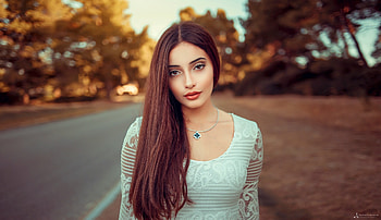 Girl In Depth Of Field, girls, model HD wallpaper