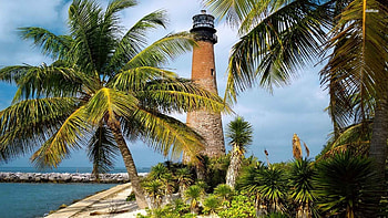 Cape Florida Lighthouse, Florida HD wallpaper