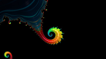 Trippy Psychedelic Fractal, artistic, dark, black, Abstract, fractal, abstract black HD wallpaper