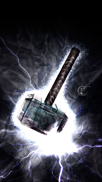 Mjolnir and Thor, Marvel superheroes, Superhero , Thunder god's weapon HD phone wallpaper
