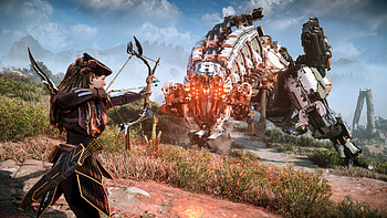 Aloy Battle Horizon Forbidden West HD wallpaper