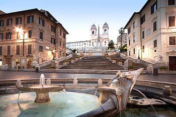 Spanish Steps, Five-star luxury, Hotel de Russie, Rome's finest HD wallpaper