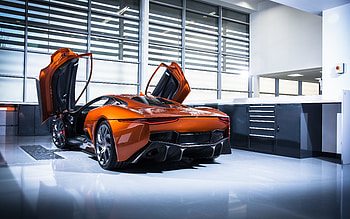 Sports, Jaguar, Cars, Sports Car, Side View, Jaguar C-X75 HD wallpaper