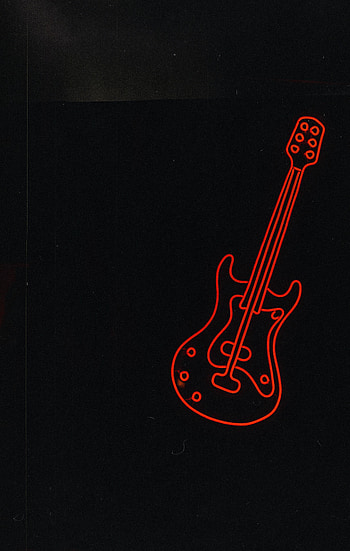 Music, Dark, Guitar, Musical Instrument, Electric Guitar HD phone wallpaper