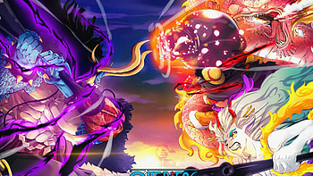 Kaido Kozuki Momonosuke Monkey D. Luffy Yamato One Piece HD wallpaper