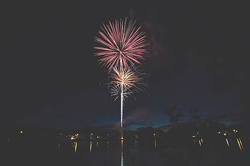Night, Salute, City, Dark, Holiday, Firework, Fireworks HD wallpaper