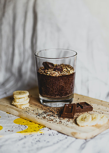 Food, Chocolate, Glass, Drink, Beverage, Banana, Cocktail HD phone wallpaper