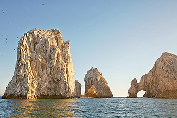 Cabo San Lucas, Mexico, sea, coast, arch, sky, rocks HD wallpaper