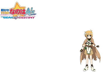 Magical Girl Lyrical Nanoha-Yuuno Scriya, blonde, anime, boy, magical lyrical girl nanoha a s gears of destiny, other, scriya, nanoha, yuuno HD wallpaper