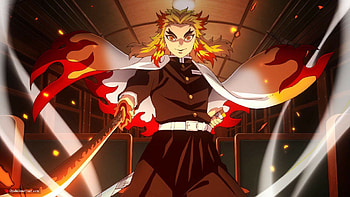 Kyojuro Rengoku, Demon Slayer: Mugen Train HD wallpaper