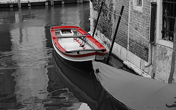 boat, black HD wallpaper