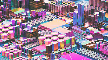 Electronic board, digital art, retro HD wallpaper