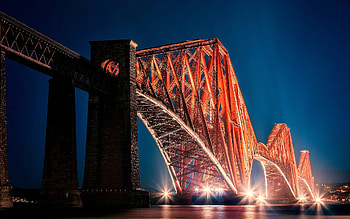 The Forth Bridge Edinburgh, world, bridge HD wallpaper