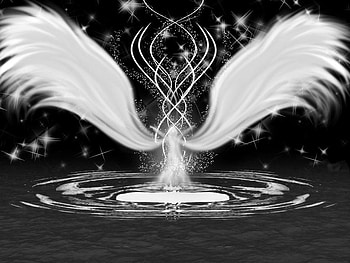 Angel, abstract HD wallpaper