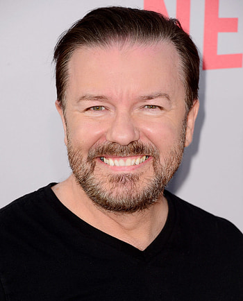 Ricky Gervais, Annual Golden Globe Awards, Host announcement, Stylish appearance HD phone wallpaper