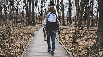 Autumn, Love, Couple, Pair, Stroll HD wallpaper