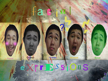facial expressions, xirkul, paints, feelings, hop, colors, emotions, amateur HD wallpaper