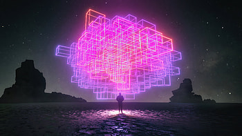 Neon Brain Imagination , neon, artist, artwork, digital-art HD wallpaper