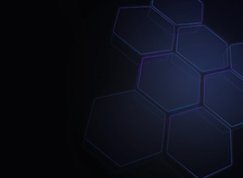 Dark Hexagon, blue, hexagon, black, dark HD wallpaper