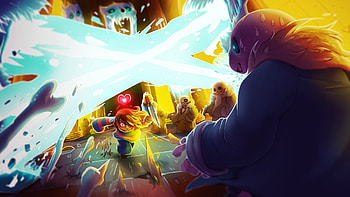 Undertale (boss battles of genocide, neutral, and pacifist endings) HD wallpaper