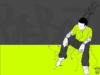 Vector, Sit, Colorful, Colourful, Human, Person, Guy, Graphics HD wallpaper