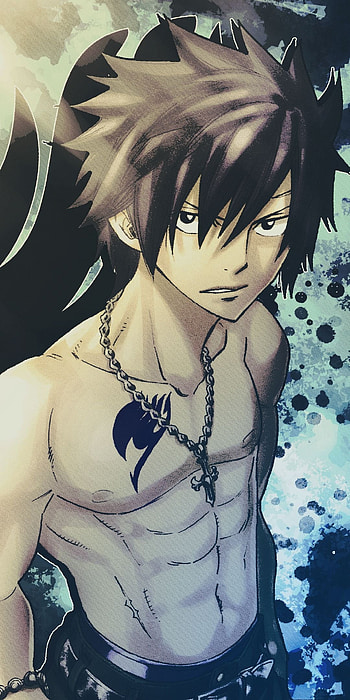 Gray Fullbuster, Anime character, Ice magic, Powerful warrior HD phone wallpaper
