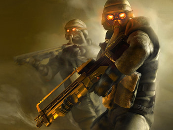 Killzone 3, Warrior soldier, Sci-fi weapon HD wallpaper