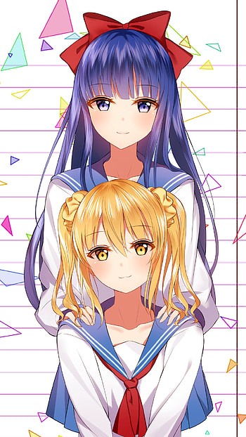 Popuko × Pipimi — Pop Team Epic , Anime HD phone wallpaper