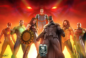 Justice League Superheroes, justice-league, superheroes, martian-manhunter, superman, batman, wonder-woman, flash, aquaman, green-lantern, artstation HD wallpaper