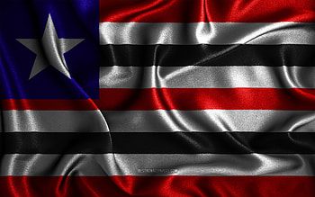 Maranhao flag, , silk wavy flags, brazilian states, Day of Maranhao, fabric flags, Flag of Maranhao, 3D art, Maranhao, South America, States of Brazil, Maranhao 3D flag, Brazil HD wallpaper