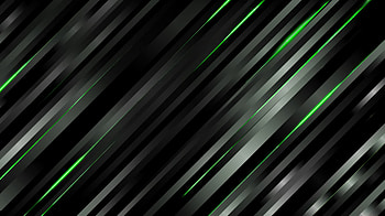 Black Carbon Fiber Stripes With Green Neon Glow Lines, black, stripes, green, neon, glow, artist, artwork, art, digital-art, abstract, deviantart HD wallpaper
