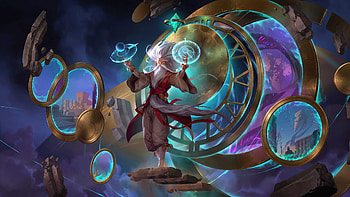 Zilean Circles Nature Background League Of Legends HD wallpaper