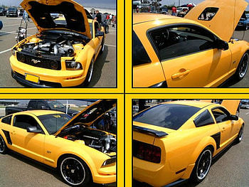 Yellow Pony, ford, car, mustang, ford mustang, pony HD wallpaper