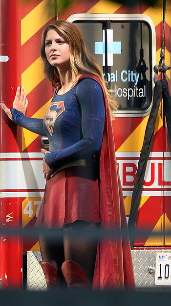 Melissa Benoist, hollywood actress, supergirl HD phone wallpaper