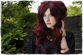 Red Hair, sexy, model, hair, red HD wallpaper