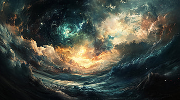 Cosmic Storm : A Celestial Explosion, cosmic, cloud, nebula, space HD wallpaper