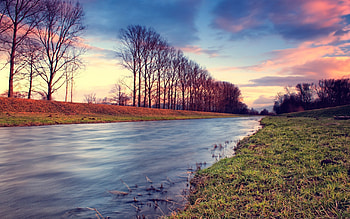 Dreamy River, river, nature HD wallpaper