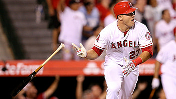Mike Trout , Captivating baseball , Background for fans, Breathtaking visuals HD wallpaper