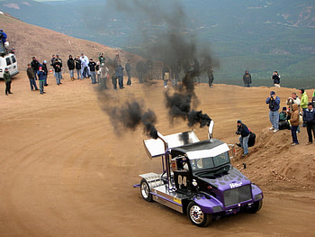 Diesel, racer, purple, truck HD wallpaper