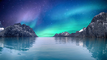 Aurora Borealis, Ultra , Vibrant colors, Stunning HD wallpaper